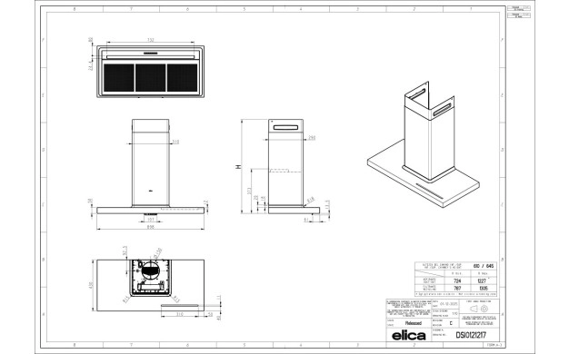 Аспиратор Elica BIO WH 90